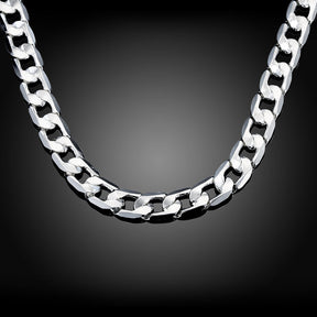 Cadena de Eslabones de Plata Masculina